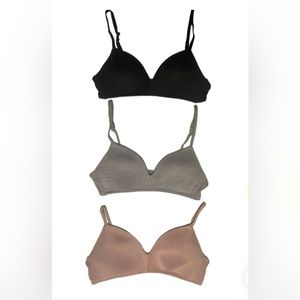 George Women's Seamless Bra with Molded Cups, 34A (Qt. 3)